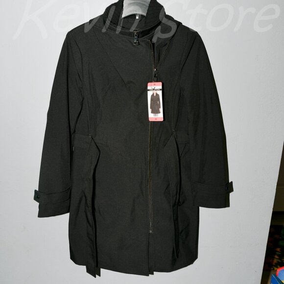 Halston Women's Belted Trench Coat - Picture 11 of 14